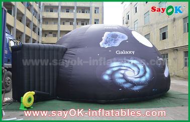 দৈত্য অক্সফোর্ড কাপড় Inflatable প্ল্যানেটরাম গম্বুজ অভিক্ষেপ তন্ত্র ROHS অনুমোদন