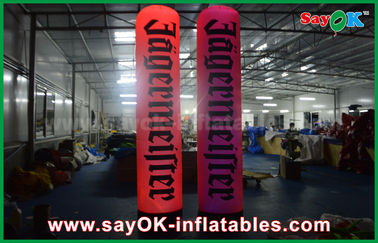 বিজ্ঞাপন Inflatable আলোর কলঙ্ক / কলামগুলির লোগো মুদ্রণ সঙ্গে বেলুন
