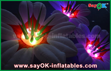ফুলের আকার Inflatable আলোর অলংকরণ, বিবাহের Inflatable LED হাল্কা