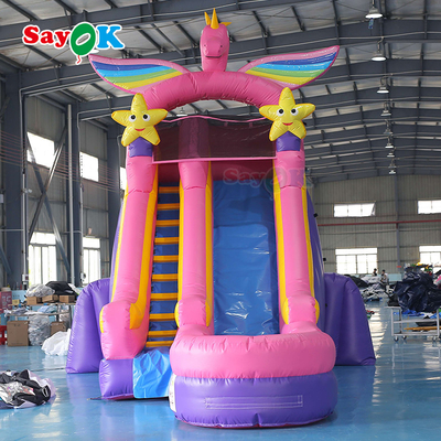 বিশাল inflatable স্লাইড বাণিজ্যিক ওয়াটার পার্ক জাম্পার inflatable bounce house for kid পার্টি combo with slide