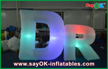Inflatable Led Letter Model Decoration Words Wedding Inflaable Giant Letter with Lights Colorful