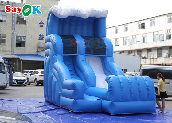 ভিজা শুকনো inflatable স্লাইড বাণিজ্যিক জল inflatable স্লাইড বাউন্স ব্যাকয়ার্ড inflatable স্লাইড বাচ্চাদের জন্য