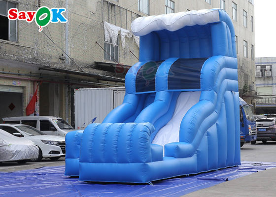 ভিজা শুকনো inflatable স্লাইড বাণিজ্যিক জল inflatable স্লাইড বাউন্স ব্যাকয়ার্ড inflatable স্লাইড বাচ্চাদের জন্য