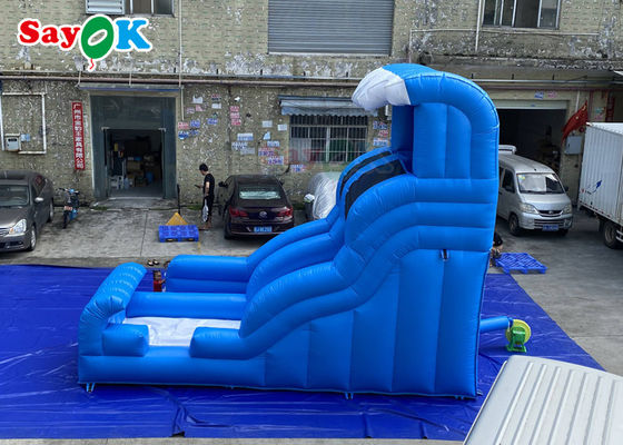 ভিজা শুকনো inflatable স্লাইড বাণিজ্যিক জল inflatable স্লাইড বাউন্স ব্যাকয়ার্ড inflatable স্লাইড বাচ্চাদের জন্য