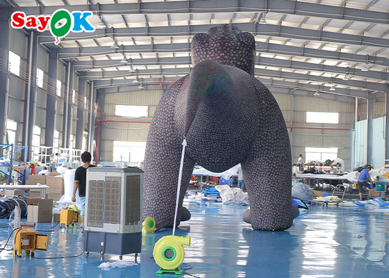 বিস্ফোরিত অ্যানিমেশন চরিত্র ভয়াবহ ডাইনোসর প্রদর্শনী জন্য 5m inflatable অ্যানিমেশন চরিত্র