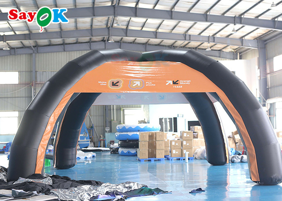পারিবারিক এয়ার টেন্ট কাস্টম পিভিসি 7x4m inflatable এয়ার টেন্ট সমর্থন কাঠামো Blow Up Spider Tent