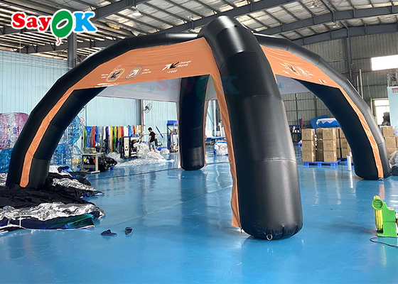 পারিবারিক এয়ার টেন্ট কাস্টম পিভিসি 7x4m inflatable এয়ার টেন্ট সমর্থন কাঠামো Blow Up Spider Tent