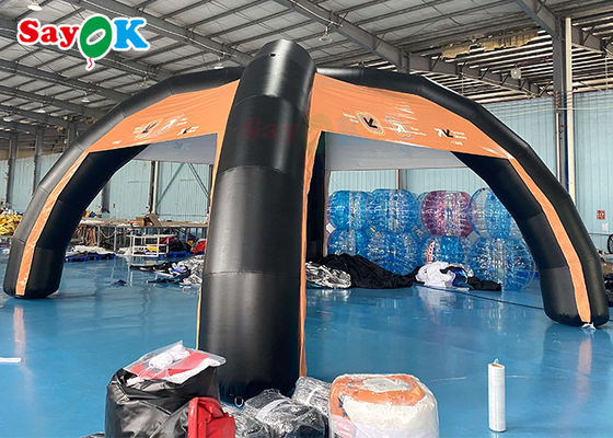 পারিবারিক এয়ার টেন্ট কাস্টম পিভিসি 7x4m inflatable এয়ার টেন্ট সমর্থন কাঠামো Blow Up Spider Tent
