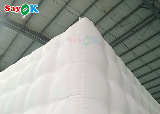 কাস্টম ইনফ্ল্যাটেবল টেন্ট LED অক্সফোর্ড ইনফ্ল্যাটেবল কিউব টেন্ট স্কয়ার পার্টি সেন্টার প্রদর্শনী জন্য মার্কি