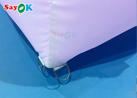 মোবাইল 8x8x4 মিটার আউটডোর হোয়াইট ইনফ্ল্যাটেবল এয়ার টেন্ট হ্যাপি পার্টির জন্য ইনফ্ল্যাটেবল পার্টি টেন্ট