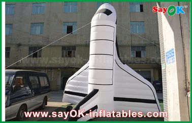 হোয়াইট অক্সফোর্ড ক্লাস্টার কাস্টম Inflatable পণ্য প্লেন ফ্লাইটফ্লাইট বিমান মডেল ইভেন্ট জন্য