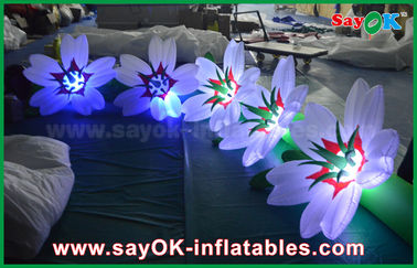 বিবাহ এবং ইভেন্টের জন্য নাইলন Inflatable আলোর অলংকরণ ফুল চেইন