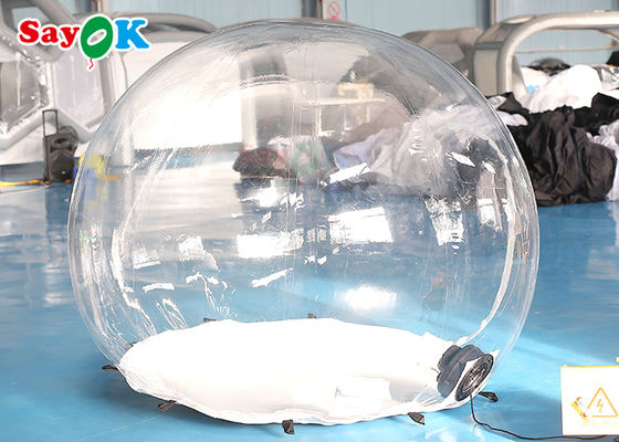 ইনফ্ল্যাটেবল বাবল ক্যাম্পিং টেন্ট স্বচ্ছ ইনফ্ল্যাটেবল বাবল টেন্ট পরিবার ক্যাম্পিং ব্যাকয়ার্ড পার্টি উৎসব স্টারগ্যাজিং