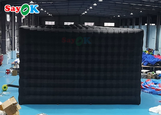 LED লাইটের সাথে inflatable cube tent নমনীয় inflatable বায়ু তাঁবু ব্লো আপ ক্যাম্পিং তাঁবু
