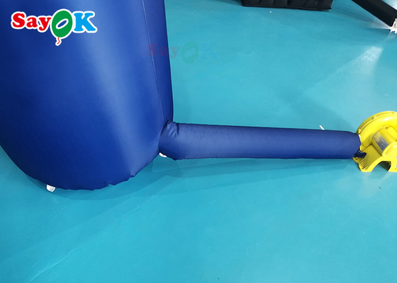 নীল Inflatable খিলান প্রতিকূল ঘটনা গ্র্যান্ড খোলার জন্য জলরোধী