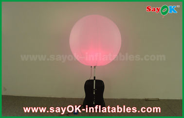 বিজ্ঞাপন জন্য LED হাল্কা সঙ্গে Windproof নাইলন Inflatable আলোর অলংকরণ ব্যাকপ্যাক বল