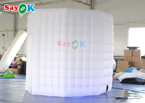 অষ্টভুজাকার Inflatable LED ফটো বুথ ইন্ডোর CE UL সার্টিফিকেটযুক্ত
