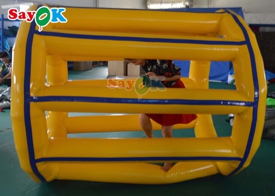 দৈত্য inflatable চাকা বহিরঙ্গন কার্যক্রম জল আইসবার্গ Inflatable বাচ্চাদের জন্য প্রাপ্তবয়স্কদের জন্য মানব হ্যামস্টার রোলার