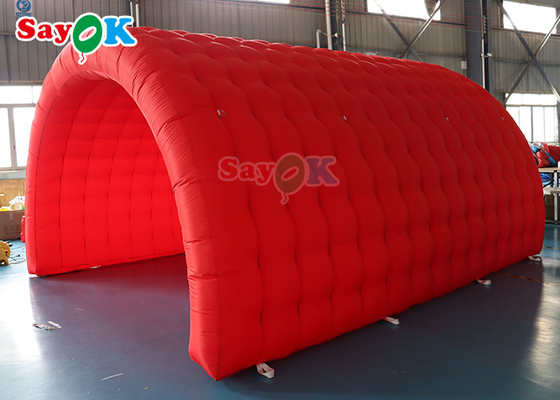 210D অক্সফোর্ড কাপড় Inflatable টানেল তাঁবু বিজ্ঞাপন কাস্টম ব্লো আপ চ্যানেল তাঁবু