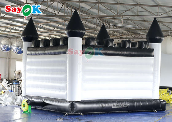 টারপলিন হোয়াইট ক্যাসেল জাম্পার পার্টি ভাড়ার জন্য বিবাহের ইনফ্লেবল বাউন্স জাম্পিং