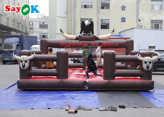 বাণিজ্যিক প্যাটার্ন Inflatable Arena যান্ত্রিক ষাঁড় গদি Inflatable গেম রোডিও ষাঁড়