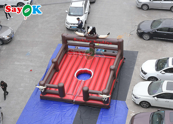 বাণিজ্যিক প্যাটার্ন Inflatable Arena যান্ত্রিক ষাঁড় গদি Inflatable গেম রোডিও ষাঁড়