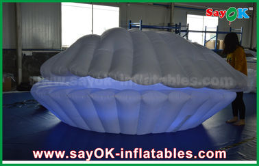 হোয়াইট নাইলন কাপড় Inflatable আলো সজ্জা বিজ্ঞাপন জন্য শেল নেতৃত্বাধীন