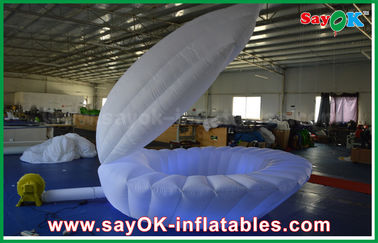 হোয়াইট নাইলন কাপড় Inflatable আলো সজ্জা বিজ্ঞাপন জন্য শেল নেতৃত্বাধীন