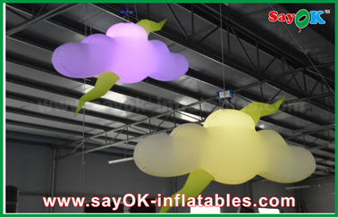 পর্যায় সজ্জা কাস্টম Inflatable পণ্য ব্লোয়ার সঙ্গে Inflatable মেঘ / LED হাল্কা