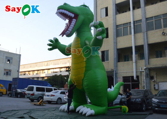 বড় inflatable অক্ষর পূর্ণ মুদ্রণ inflatable Tyrannosaurus Rex মডেল ব্লো আপ ডাইনোসর মডেল