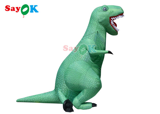 কাস্টমাইজড ব্লো আপ কার্টুন চরিত্র inflatable কার্টুন চরিত্র চলন্ত পোশাক inflatable মাস্কট ডাইনোসর