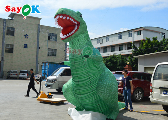 কাস্টমাইজড ব্লো আপ কার্টুন চরিত্র inflatable কার্টুন চরিত্র চলন্ত পোশাক inflatable মাস্কট ডাইনোসর