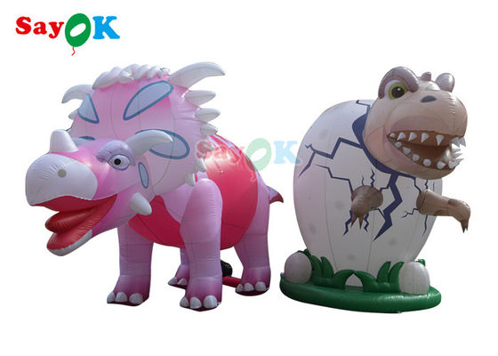 বাষ্পযুক্ত বিজ্ঞাপন অক্ষর 4 মিটার বাষ্পযুক্ত দৈত্য ডাইনোসর উৎসবের সাজসজ্জার জন্য বায়ু প্রতিরোধের
