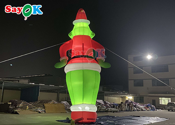 বিশাল inflatable কুকুর কার্টুন অক্ষর inflatable Grinch বেলুন সান্তা ক্রিসমাস জন্য সজ্জা