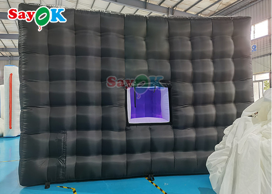 এলইডি লাইট ইভেন্ট পার্টি সজ্জা সঙ্গে বায়ুরোধী inflatable নাইট ক্লাব তাঁবু inflatable বায়ু তাঁবু