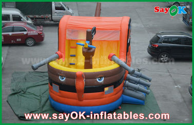 0.55 পিভিসি পাইরেট নৌকা বাউন্স Inflatable বাচ্চাদের জন্য কাসল এসজিএস সার্টিফিকেশন