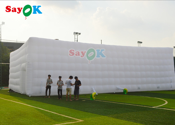 8x12x5m Inflatable Air Tent with LED Light Inflatables ঘনক তাঁবু বিবাহের সজ্জা