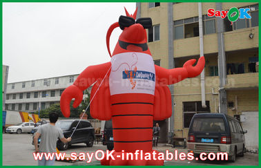 বিজ্ঞাপন লাল Inflatable পশু দৈত্য Lobster Inflatable মডেল 2 বছর পাটা