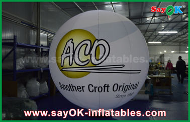 0.2 মিমি পিভিসি এয়ারটাইট Inflatable গ্রাউন্ড বেলুন লোগো মুদ্রণ সঙ্গে জলরোধী