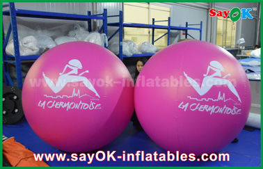 দৈত্য 2m DIA পিভিসি লাল Inflatable বেলুন বহিরঙ্গন বিজ্ঞাপন Inflatable হিলিয়াম বেলুন