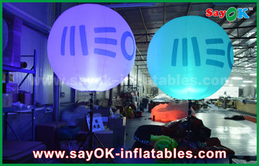 বিজ্ঞাপন 1.5 মি DIA ত্রিপদেশ স্থায়ী Inflatable বলি / LED হাল্কা সঙ্গে বল