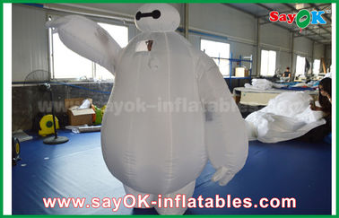Inflatable Baymax মাস্কট কস্টিউম / Inflatable রোবট বাচ্চাদের বিনোদন পার্ক জন্য Baymax