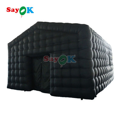 পোর্টেবল এলইডি ডিস্কো আলো মোবাইল নাইট ক্লাব তাঁবু Inflatable Cube Party Tent Inflatable Nightclub For Rent