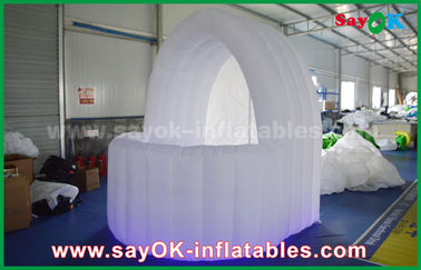 বার Inflatable Tent White 3m DIA Inflatable Air Tent Oxford Cloth Pub Tent with LED Light