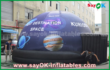 জলরোধী পূর্ণ মুদ্রণ মোবাইল প্লেনেটরিয়াম Inflatable গম্বুজ তাম্বু স্টার সঙ্গে