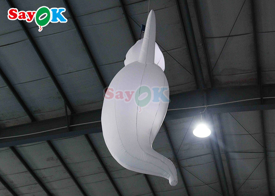 5 ফুট উচ্চতা হ্যালোইন inflatables মিষ্টি বহিরঙ্গন ঝুলন্ত ভূত সজ্জা