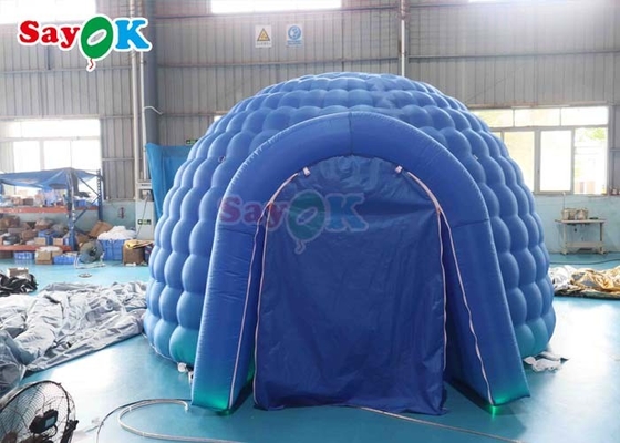 বিজ্ঞাপন কাঠামো inflatable বায়ু তাঁবু LED আলো বহিরঙ্গন ক্যাম্পিং গম্বুজ তাঁবু