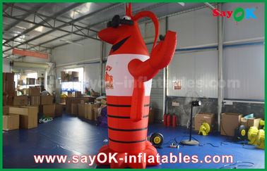 বিজ্ঞাপনের জন্য বড় লাল inflatable লবস্টার / দৈত্য কৃত্রিম লবস্টার মডেল