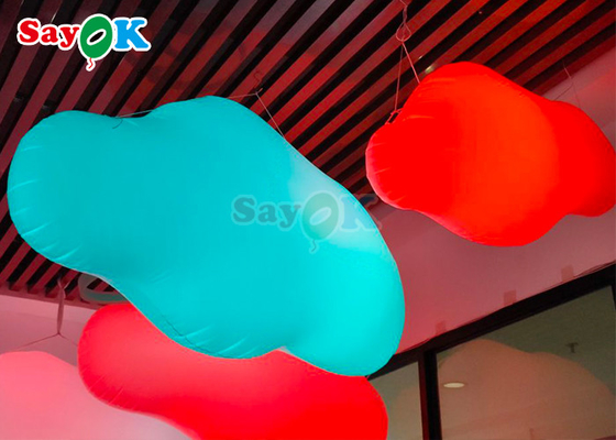 বিয়ের পার্টি সজ্জা জন্য পিভিসি inflatable মেঘ বেলুন রঙিন