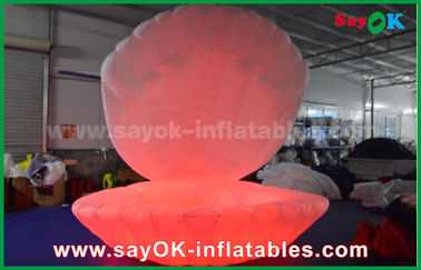 16 রঙিন নেতৃত্বে শেল Inflatable আলো সজ্জা পর্যায় / বিবাহের জন্য টেকসই